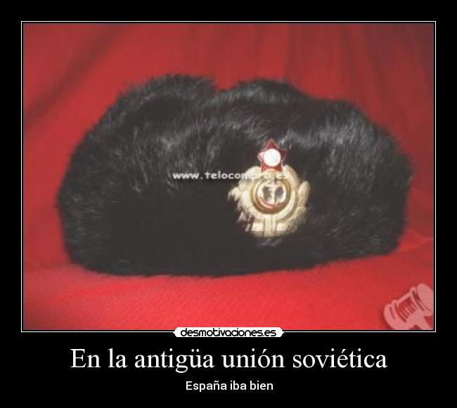 En la antigüa unión soviética -