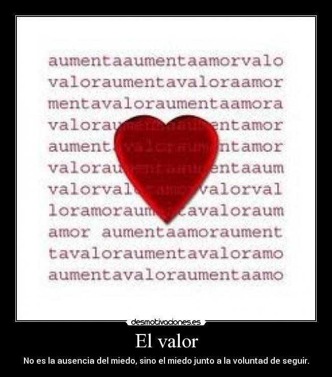 El valor -