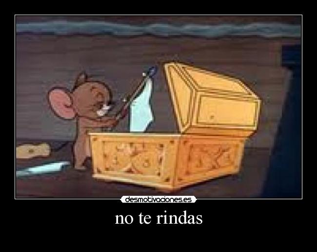 no te rindas - 