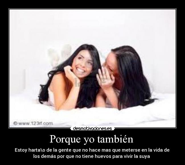 Porque yo también -