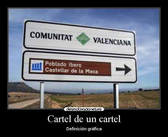 Cartel de un cartel -