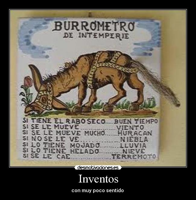 Inventos - con muy poco sentido 