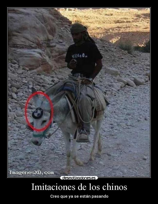 Imitaciones de los chinos -