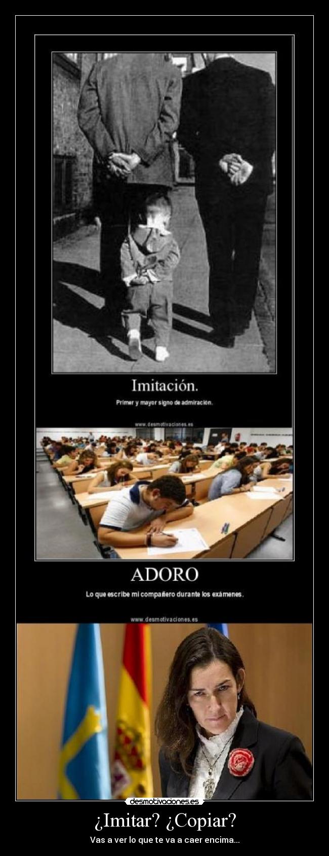 ¿Imitar? ¿Copiar? -