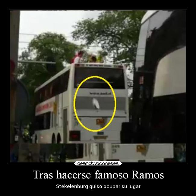 Tras hacerse famoso Ramos -