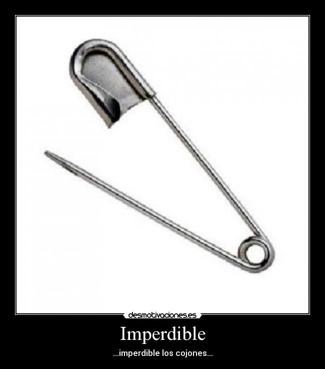 Imperdible -