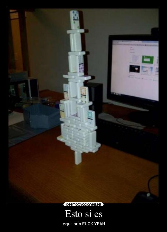 Esto si es - equilibrio FUCK YEAH