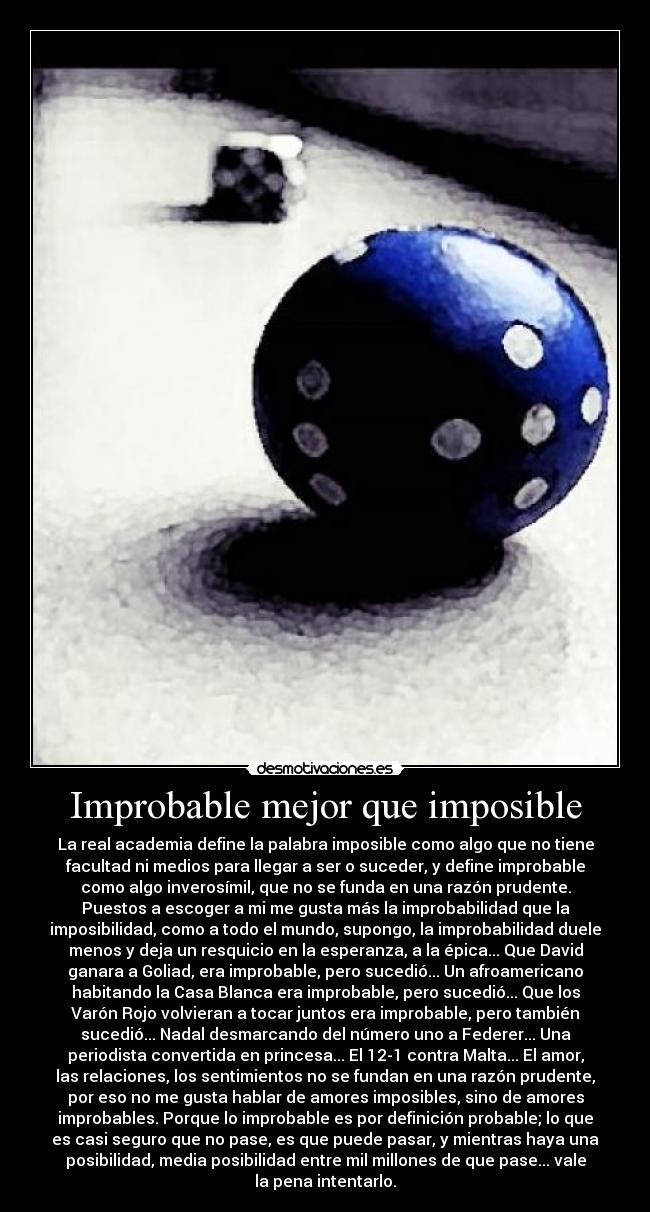 carteles imposible vero desmotivaciones