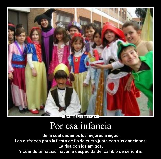 Por esa infancia -