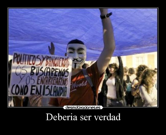 Deberia ser verdad -