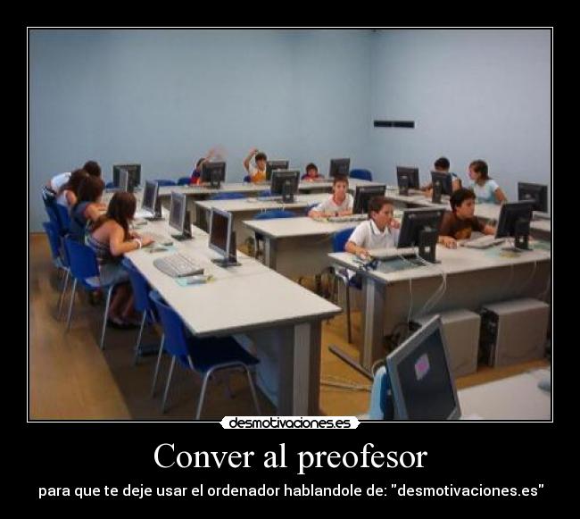 carteles asegurando que una pagina educativa desmotivaciones