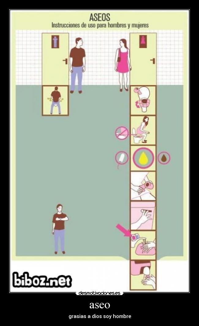 aseo - grasias a dios soy hombre
