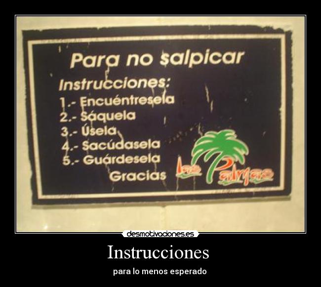 Instrucciones  - 
