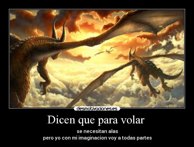 Dicen que para volar  - 