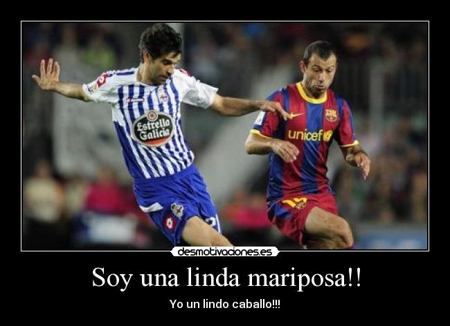 Soy una linda mariposa!! - Yo un lindo caballo!!!