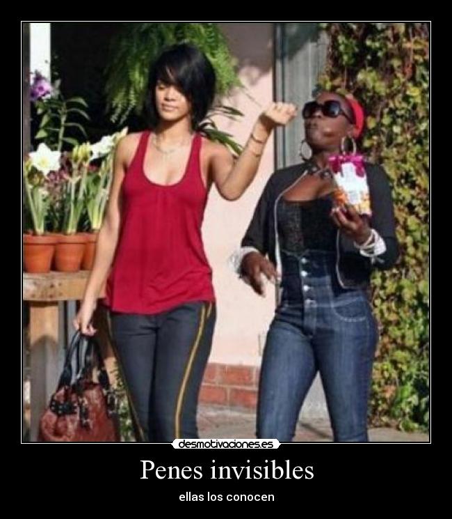 Penes invisibles - ellas los conocen