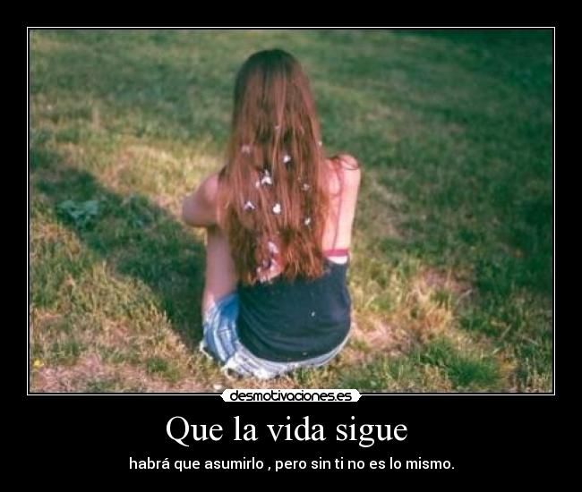 Que la vida sigue  - 