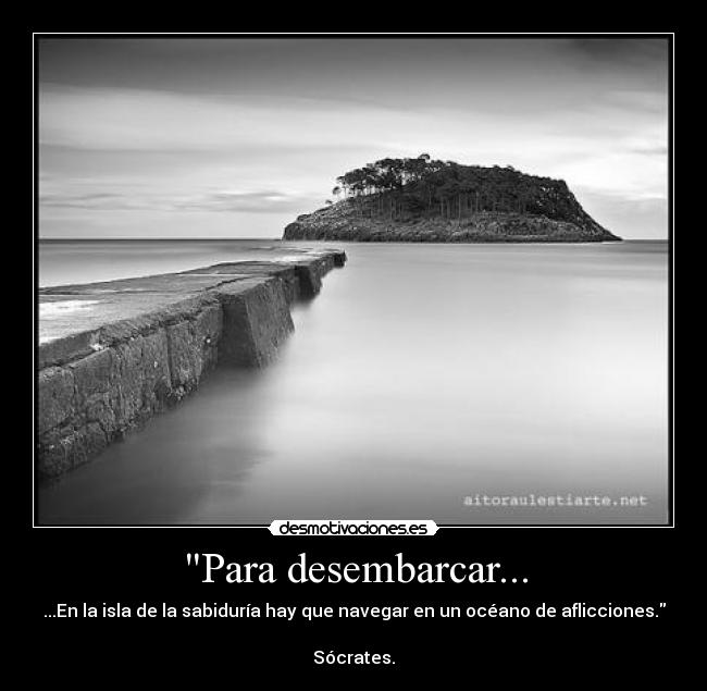 Para desembarcar... -