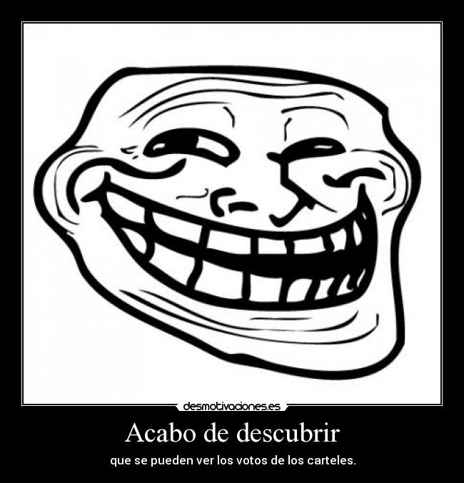 Acabo de descubrir -