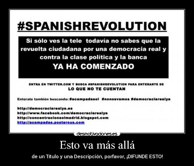 Esto va más allá -