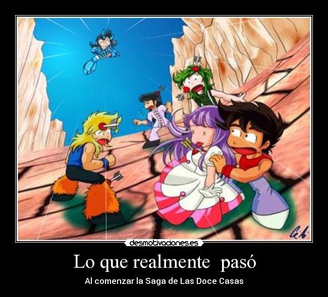 Lo que realmente pasó - Al comenzar la Saga de Las Doce Casas