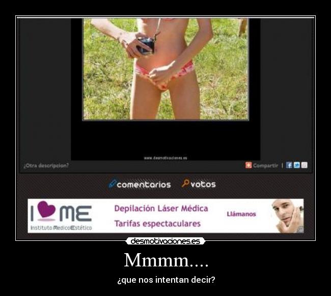 Mmmm.... - ¿que nos intentan decir?