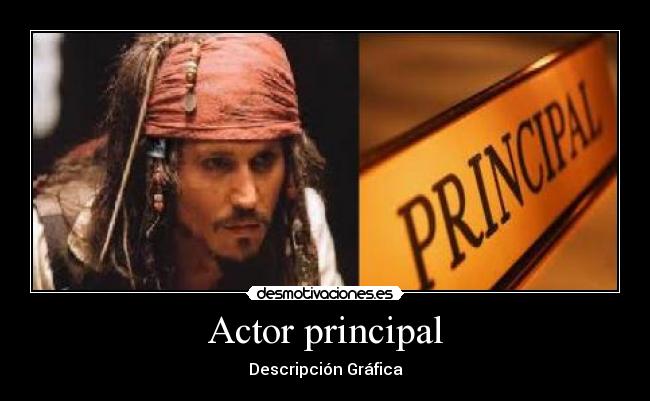 Actor principal - Descripción Gráfica