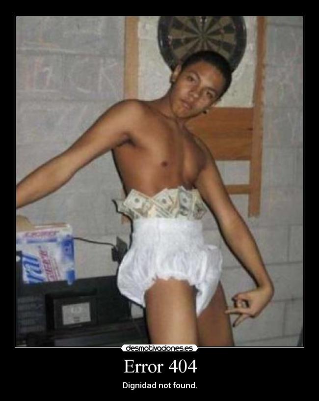 Error 404 - Dignidad not found.