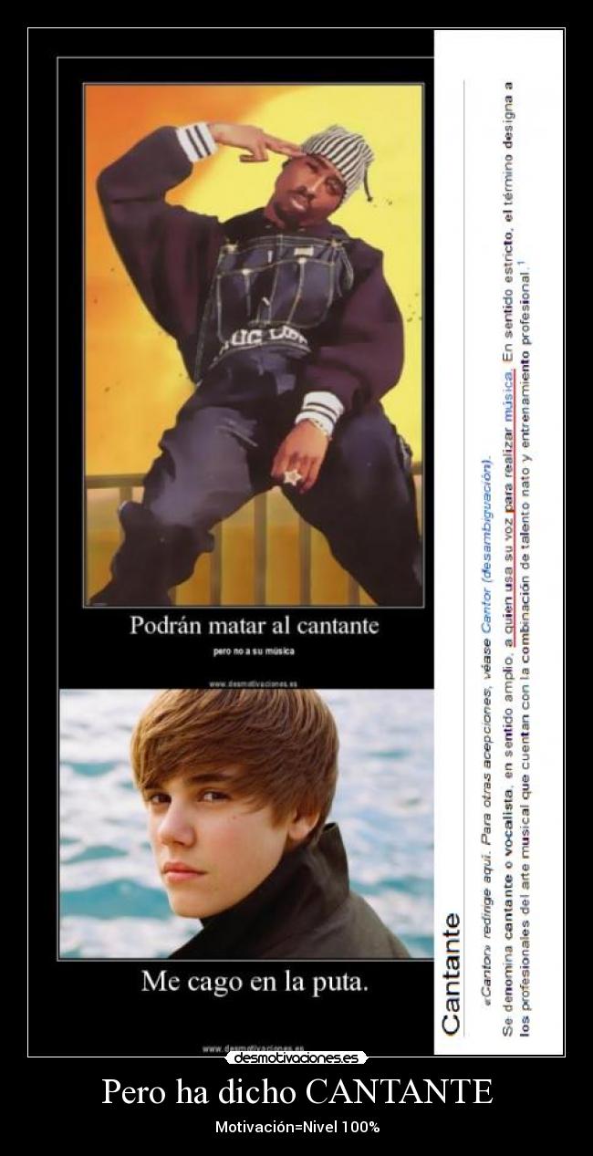 Pero ha dicho CANTANTE - 