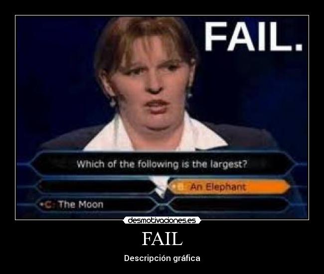 FAIL - Descripción gráfica