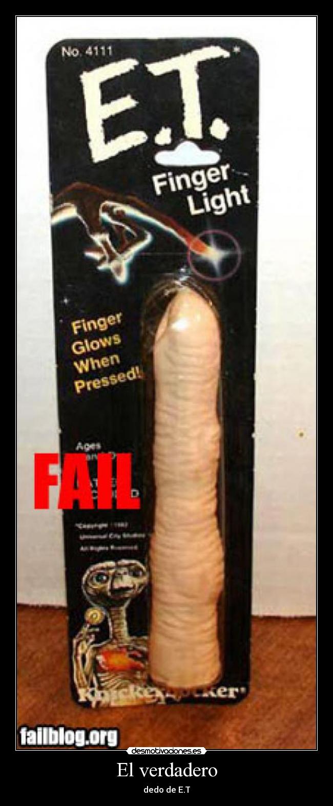 El verdadero - dedo de E.T