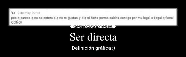 Ser directa - 