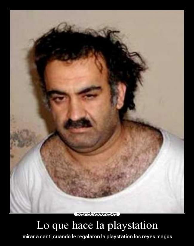 Lo que hace la playstation - mirar a santi,cuando le regalaron la playstation los reyes magos