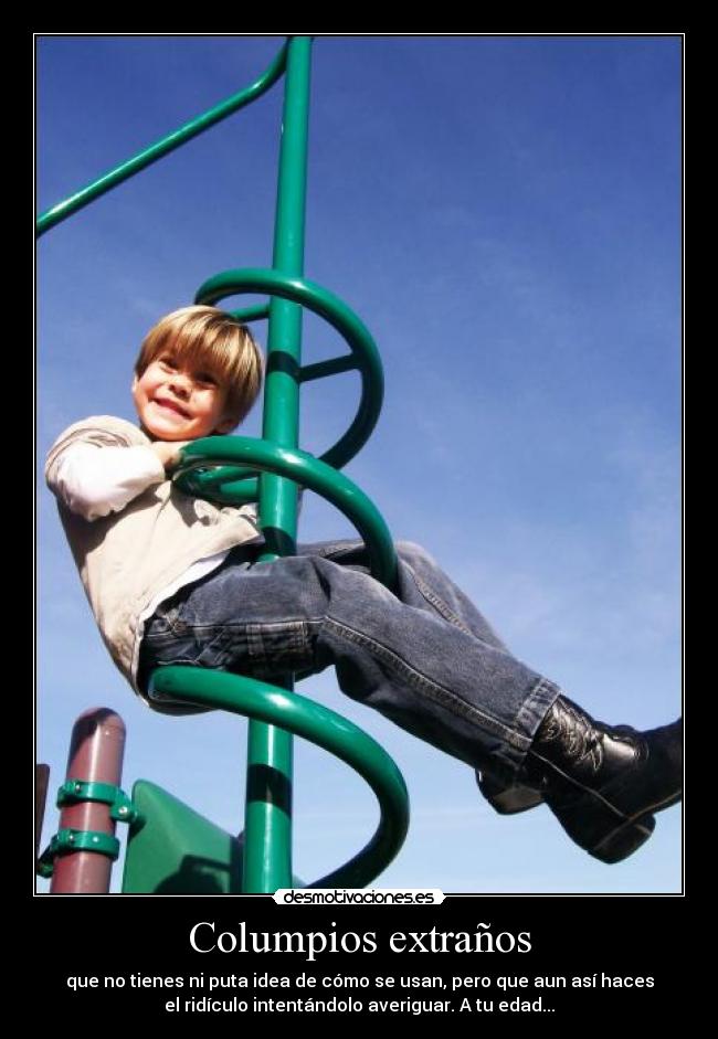 Columpios extraños -