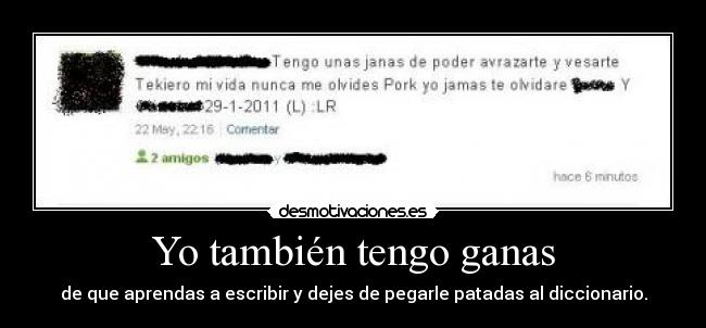 Yo también tengo ganas - 