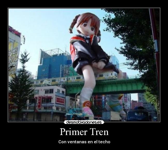 Primer Tren - Con ventanas en el techo