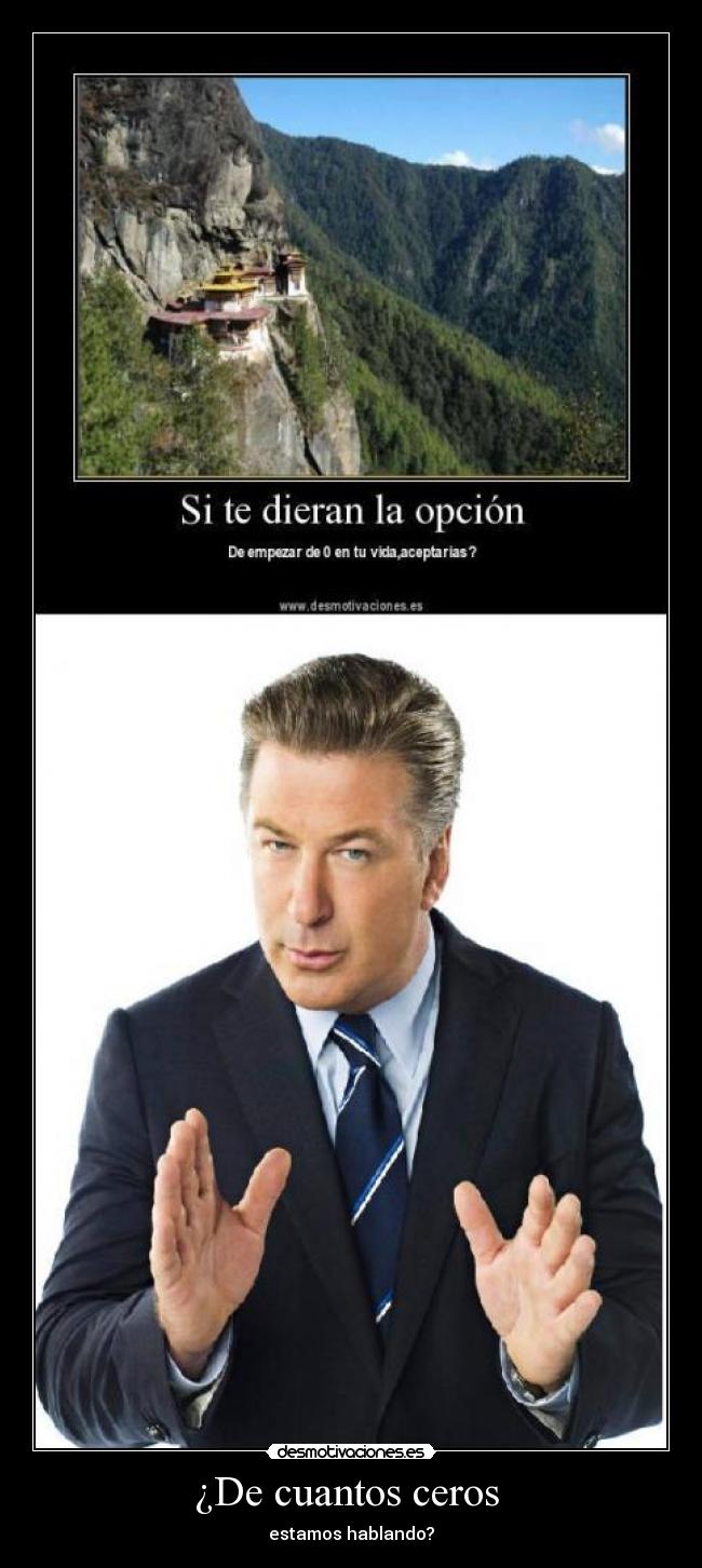 ¿De cuantos ceros  - 