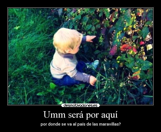 Umm será por aquí - 