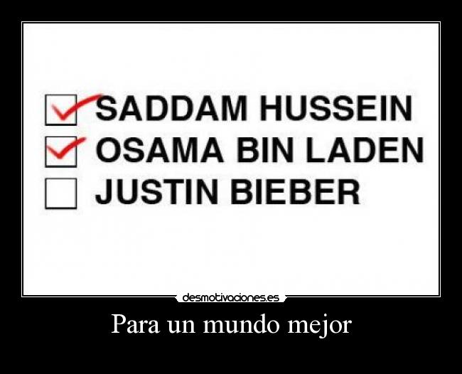 Para un mundo mejor -