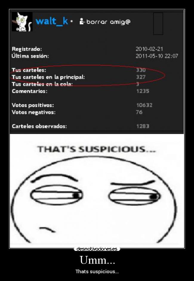 Umm... - Thats suspicious...