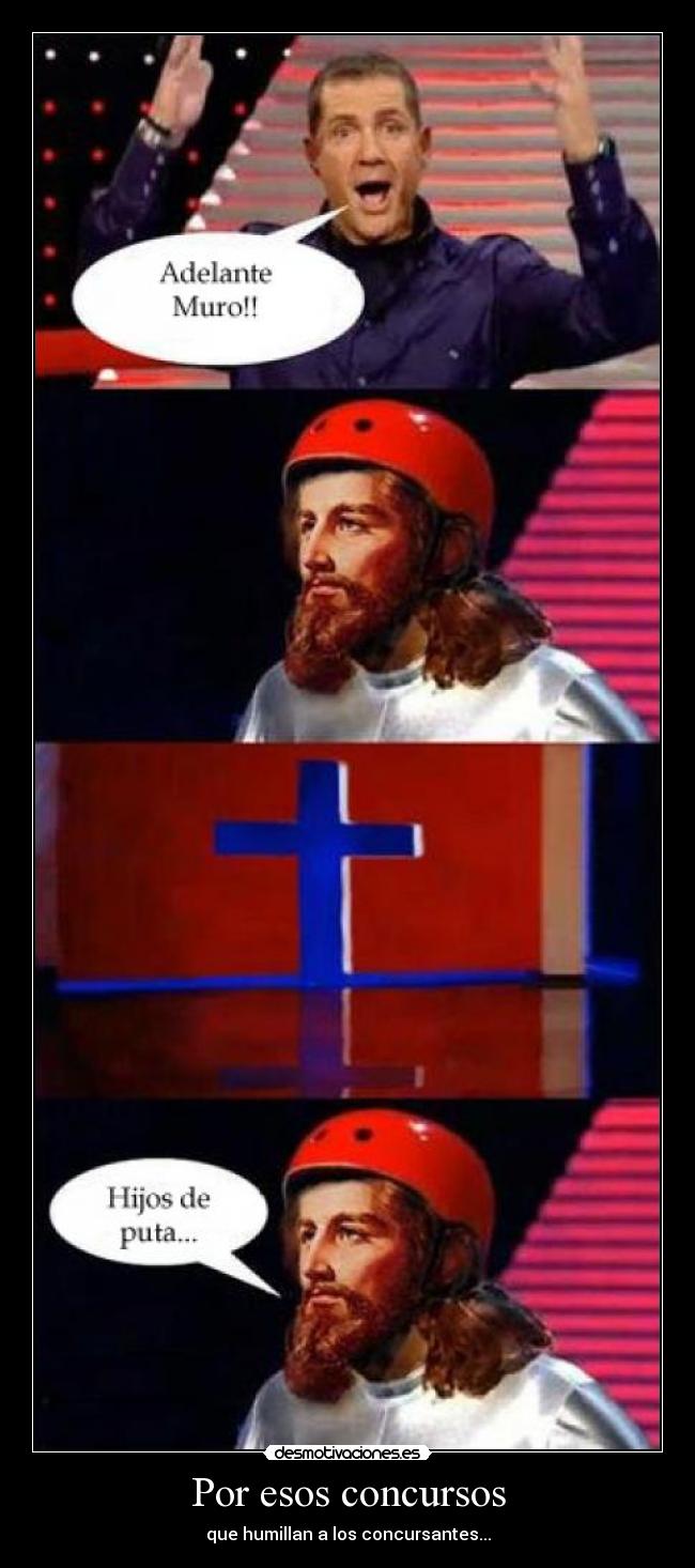 Por esos concursos - que humillan a los concursantes...