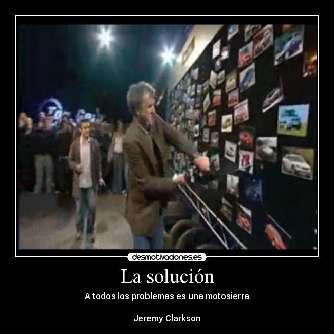 carteles top gear jezza jeremy clarkson motosierra cool wall richard hammond desmotivaciones