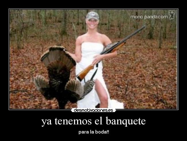 ya tenemos el banquete - para la boda!!