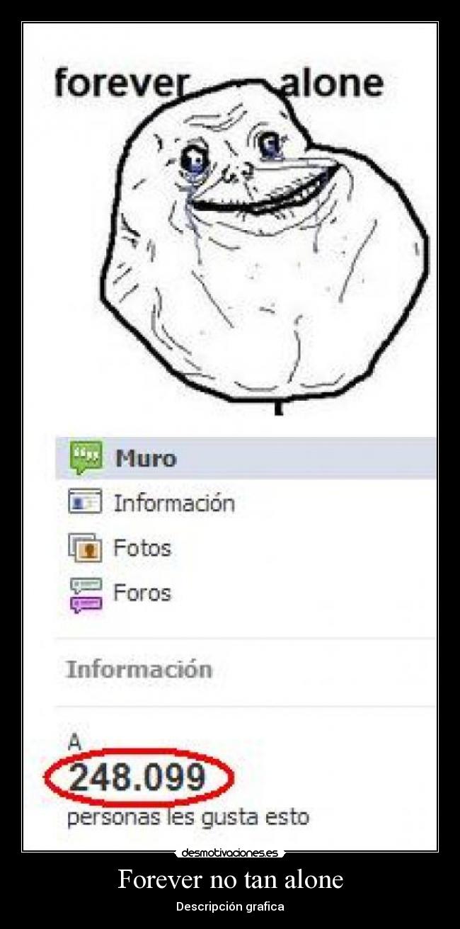 Forever no tan alone -