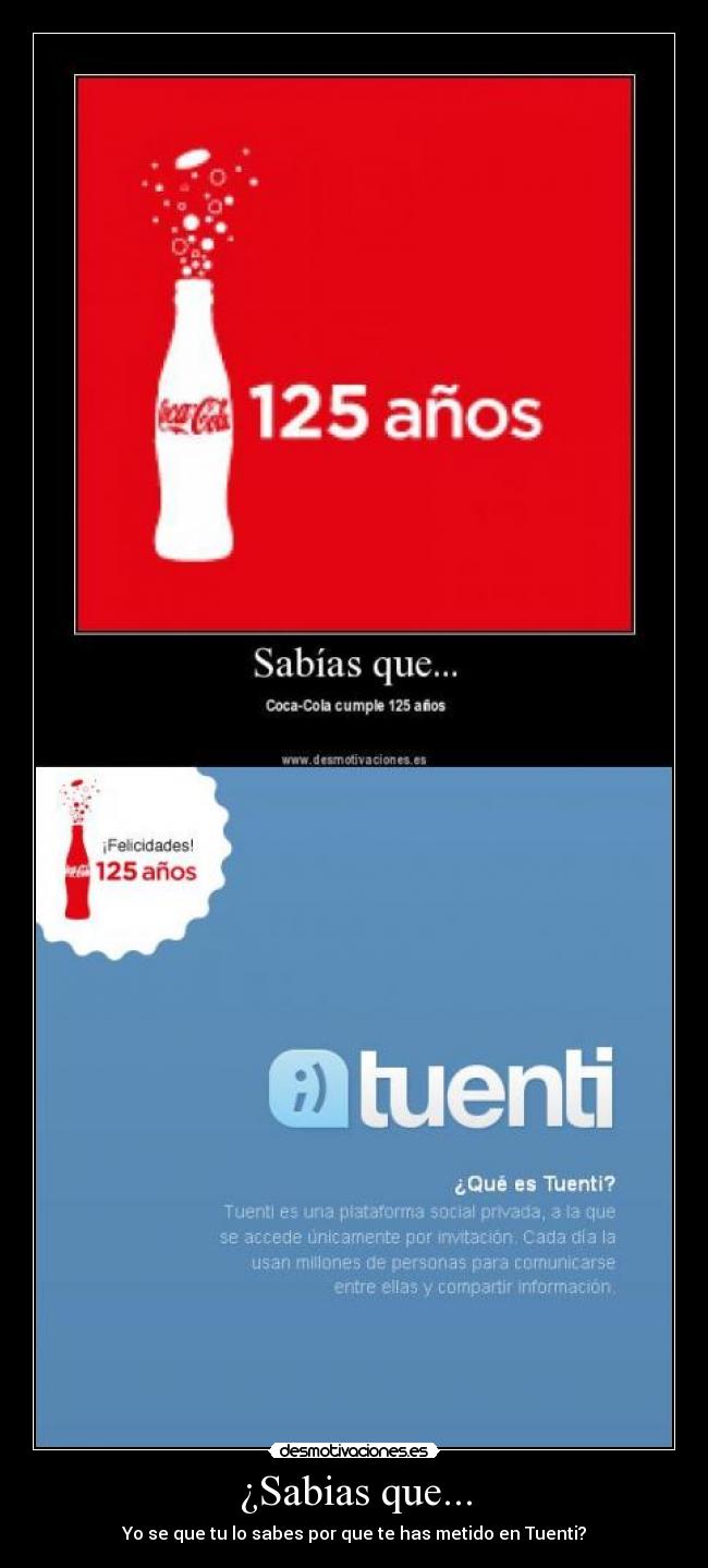 ¿Sabias que... - Yo se que tu lo sabes por que te has metido en Tuenti?