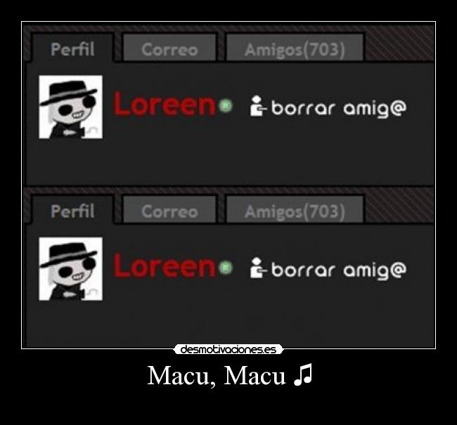 Macu, Macu ♫ -