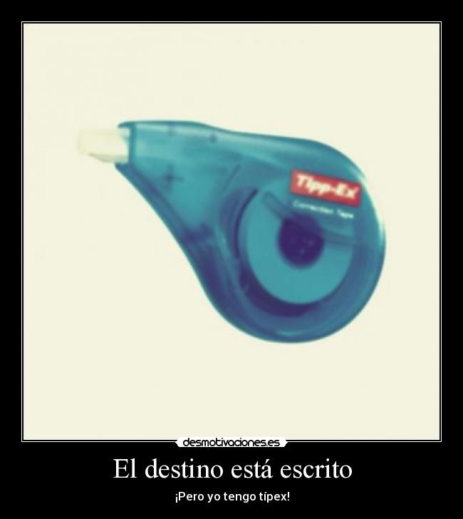 El destino está escrito - 