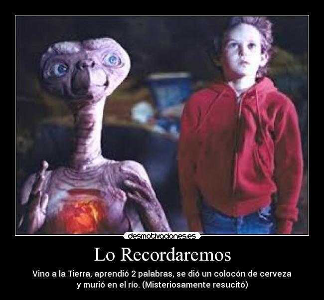 Lo Recordaremos - 