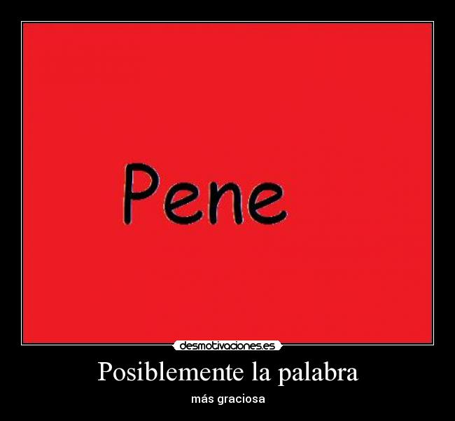 Posiblemente la palabra - 
