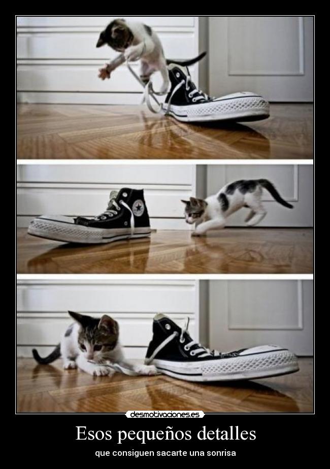 Esos pequeños detalles - que consiguen sacarte una sonrisa